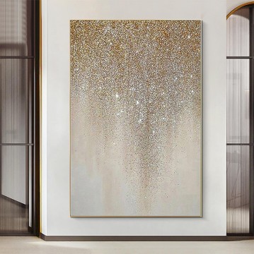  estrellada Pintura - Noche estrellada 02 textura decorativa de pared dorada